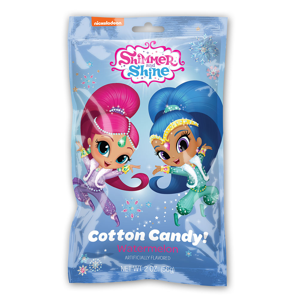 2oz Shimmer & Shine Christmas Cotton Candy Bags Cut Case
