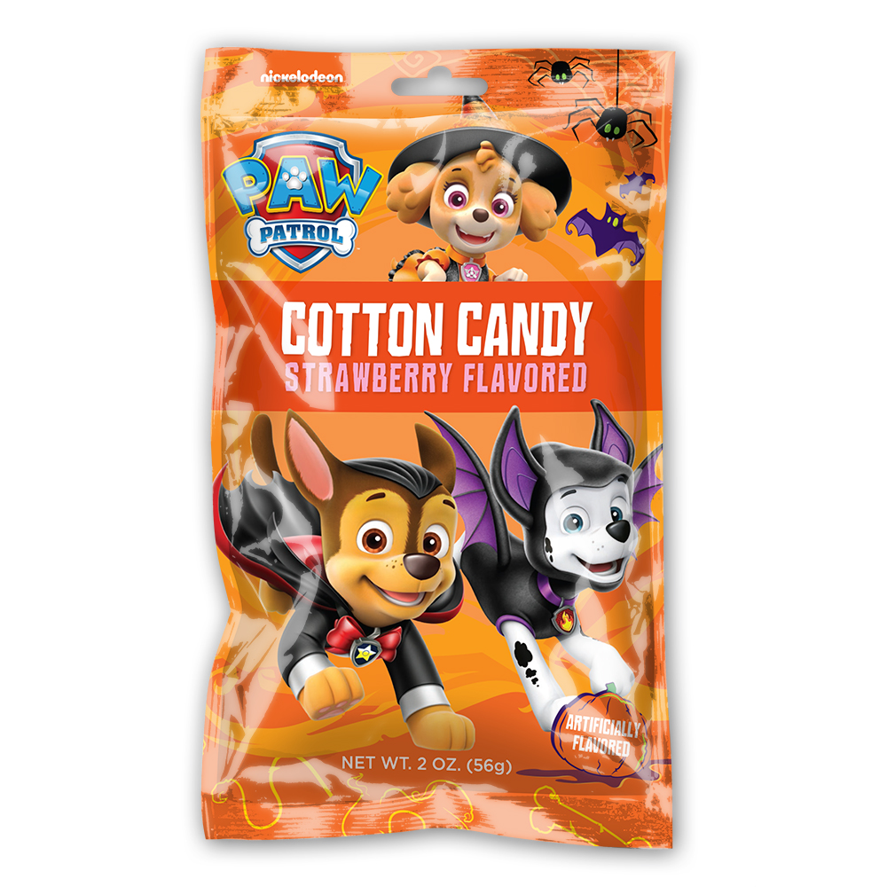 2oz Paw Patrol Halloween Cotton Candy Bags Cut Case 