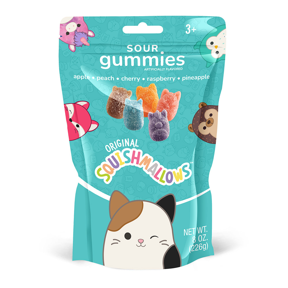 Squishmallows Sour Gummies Bag