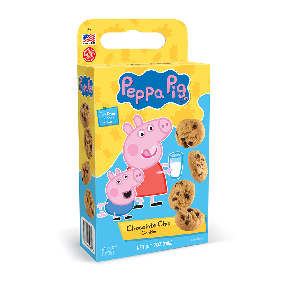 Peppa Pig Chocolate Chip Cookie Cuboid Box 