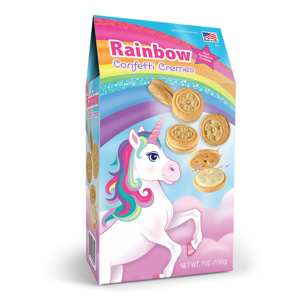 Rainbow Unicorn Confetti Crème Pinnacle Box