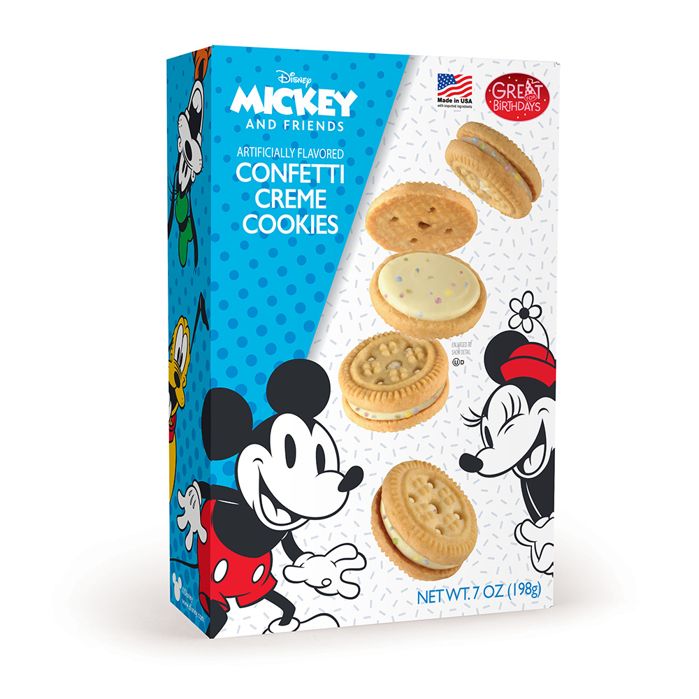 Mickey Mouse & Friends Confetti Creme Cookies