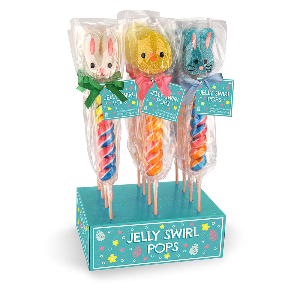 Easter Jelly Swirl Pops