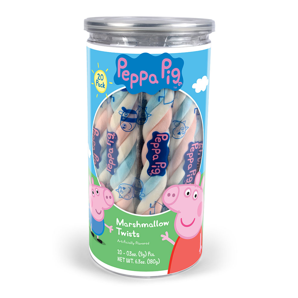 20pk Peppa Pig  Mallow Twist Tub