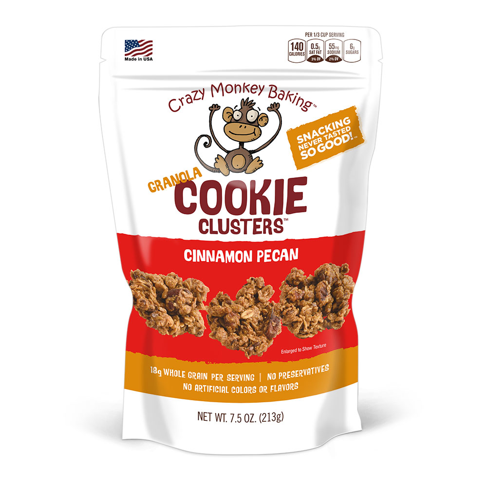 Cinnamon Pecan Granola Cookie Clusters