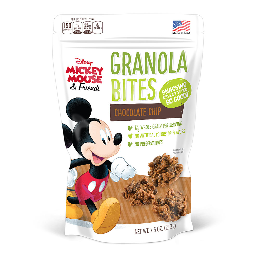 Mickey & Friends Chocolate Chip Granola Bites