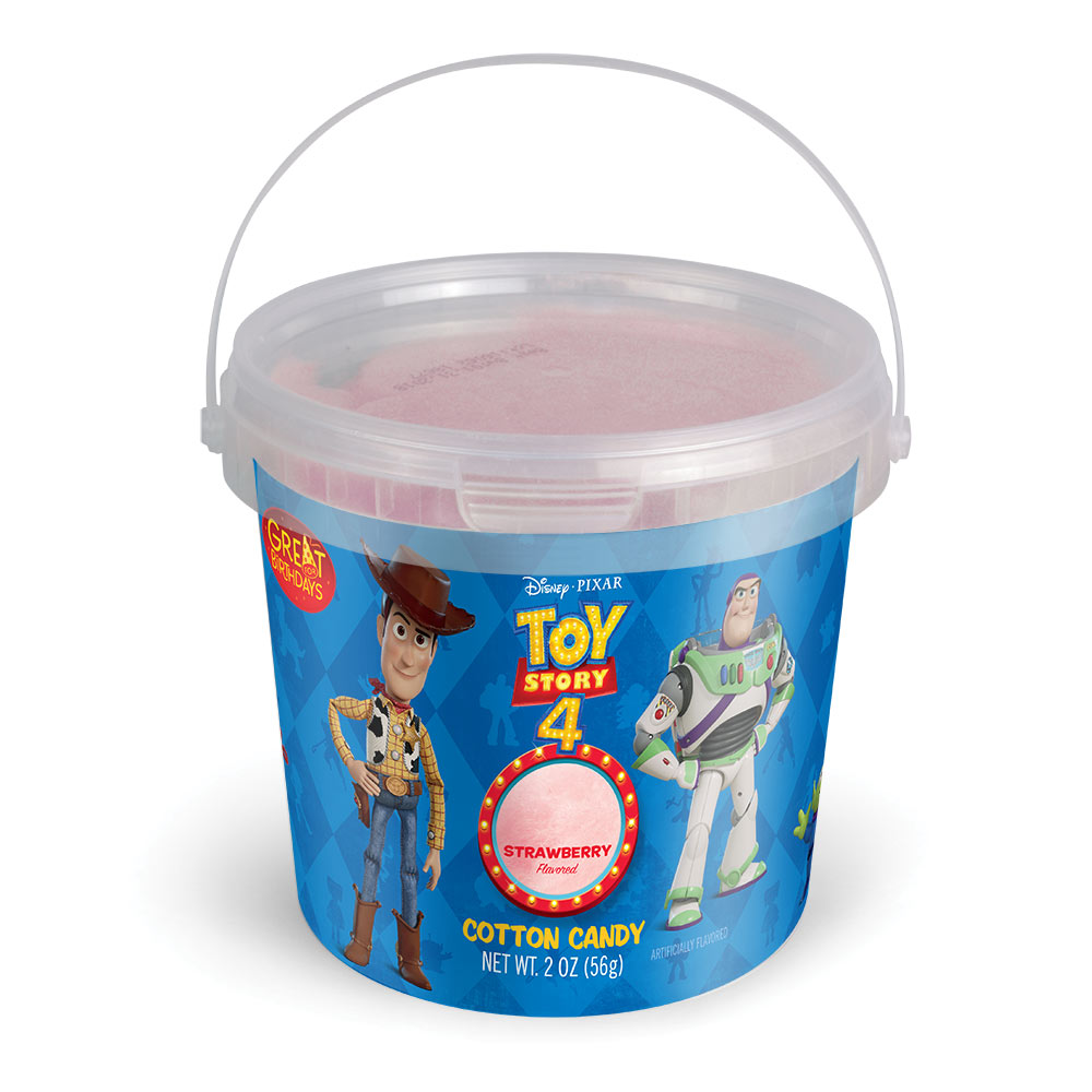 2.0oz Toy Story 4 Cotton Candy Tub, Strawberry